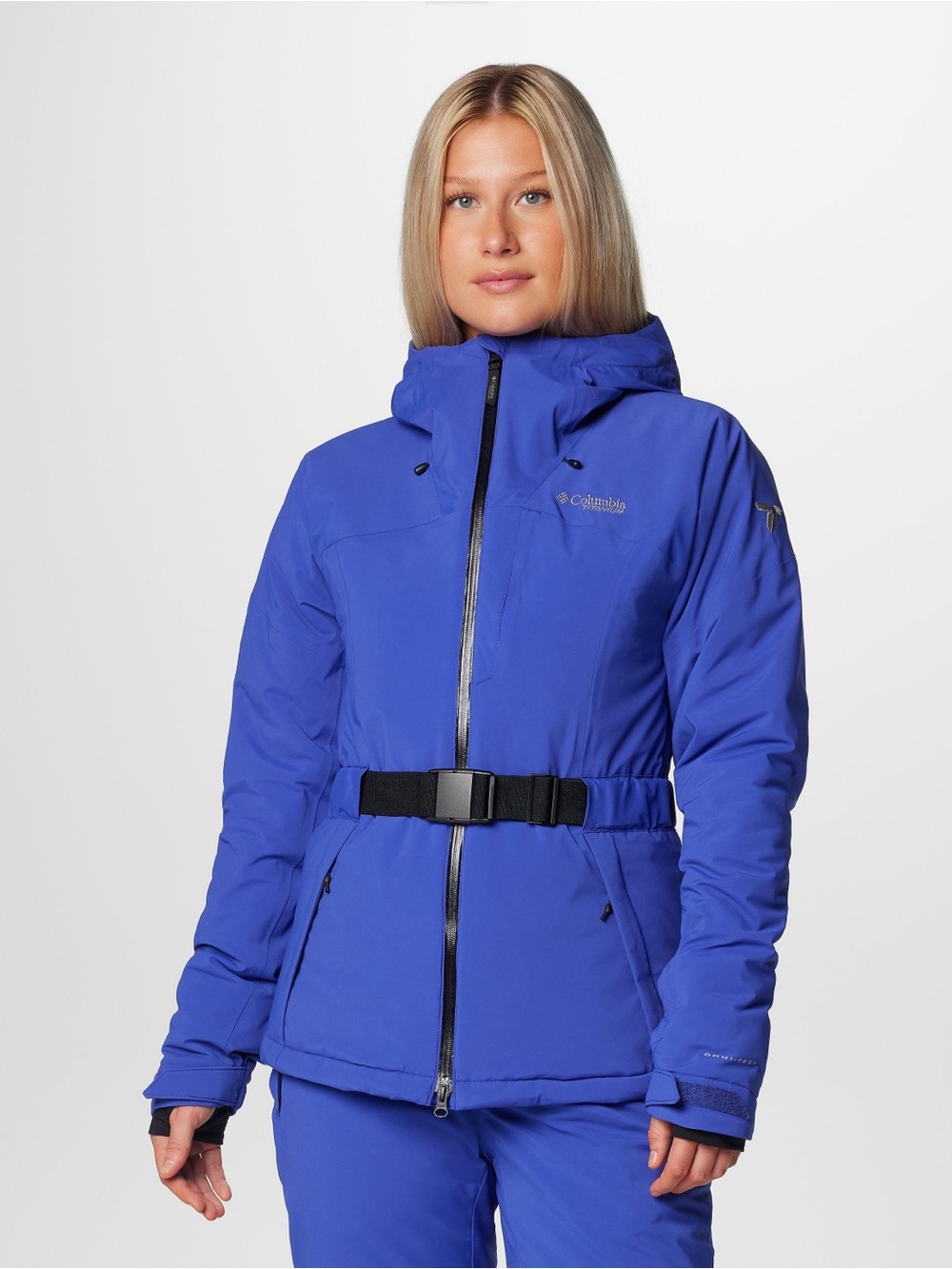 NWT Columbia Women’s Plus Size Hooded Puffer Jacket — Royal Blue